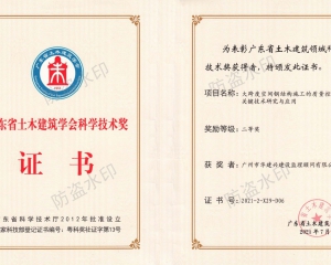 2021科學(xué)技術(shù)獎(大跨度空間)
